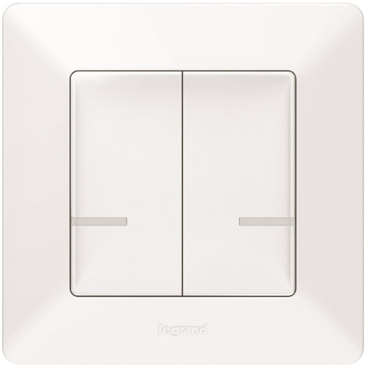 Legrand 752187 Funk Wandsender Licht 2f  von Valena Life with Netatmo ultraweiß