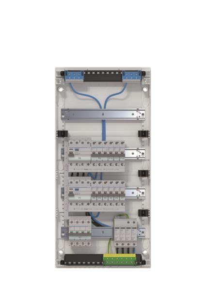 Hager Kleinv.volta APV 4x12PLE   VA48BV2 IP30 best.u.verdrah.2 FI-Kreise Übersp