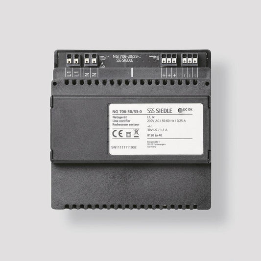 Siedle Netzgerät Schwarz  NG 706-30/33-0