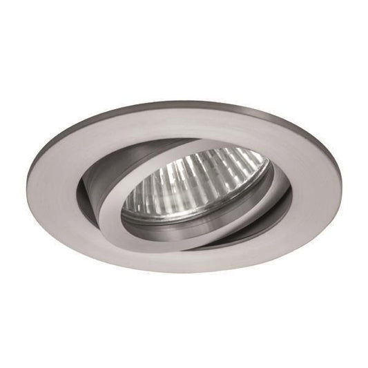 BRUM NV-Einbaustrahler alumatt   0063.25 GU5,3 50W schwenkbar o.Sprengring DA68mm