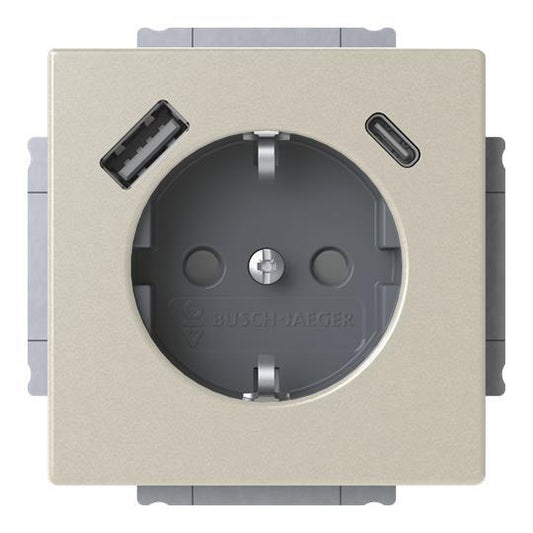 BJ SCHUKO -/USB-A+C    20 EUCB2USBAC-866 Steckdose