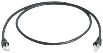 TG Patchkabel S-FTP 0,25m EA L00000A0235   FS500 MP8 LSZH schw Cat6A 500MHz Iso