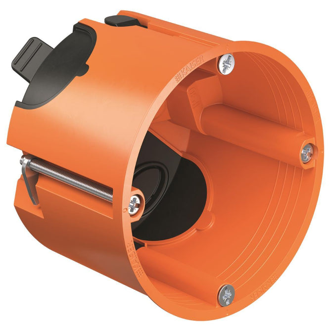 Kaiser Hohlwand ECON64 Orange Tiefe 62mm 9264-22 Geräte-Verbindungsdose luftdicht