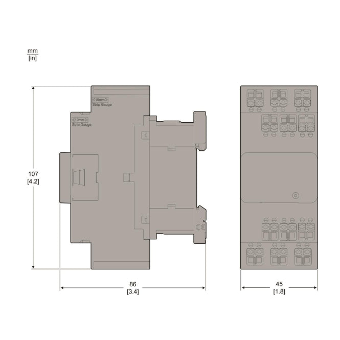 Schneider Hilfsschütz 3S+2Ö     CAD32AP7 Steuerkontakte Spule 230V 50/60Hz SnapIN