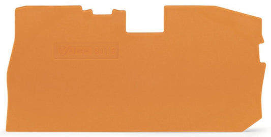 WAGO 2016-7192 Abschluss-und             Zwischenplatte,1 mm dick,orange