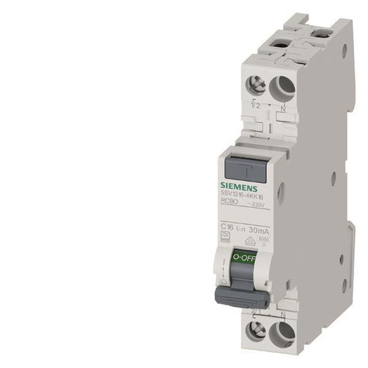 Siemens FI/LS kompakt 1TE  5SV1316-4KK16 1P+N 6kA Typ F 30mA C16