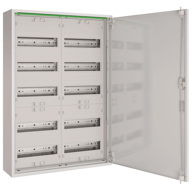 ABN Feldverteiler AP T:160mm ABNRM205R01 m.Volltür 2x5-reihig Komplettschrank