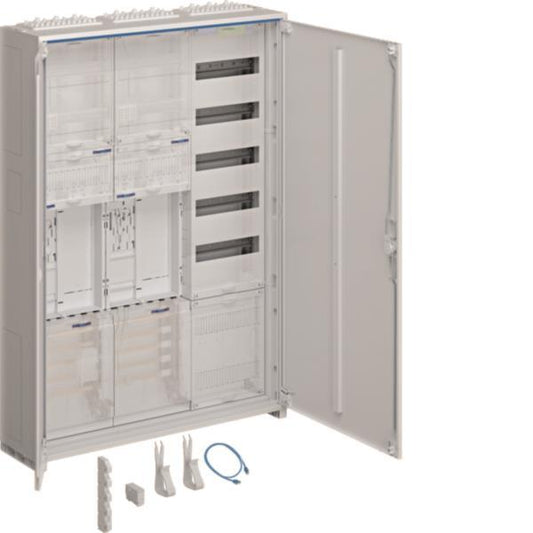 Hager Komplettschrank univ.Z ZB33ET225W1 1100mm 2ZP 3feld BKE-I APZ VT-5rh ESA