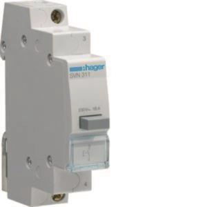 Hager Taster 16A 1Schließer       SVN311 230VAC 1PLE