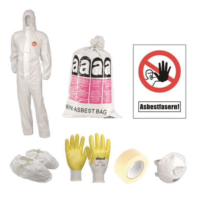 Cimco Asbest Tages-Set easy L     145080 (Einweg) Einweg-Set 15-tlg inkl