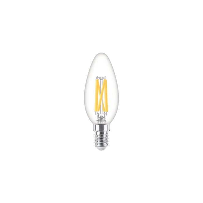 PHIL MST LEDcandle 5,9-60W/927 E14 klar      Kerze 806lm DIMTONE     EEK D
