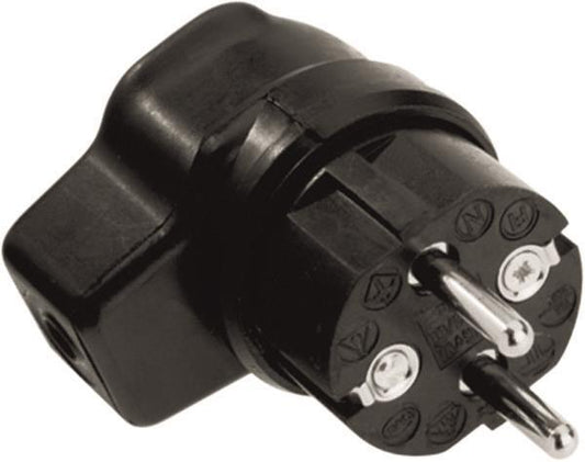 Bachmann Vollgummi Winkelstecker 919.171 schwarz