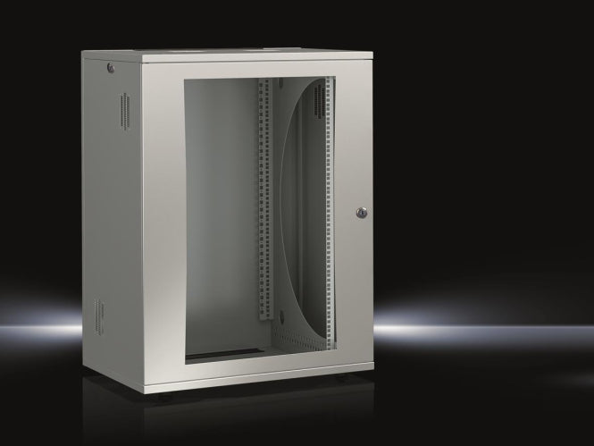 Rittal FlatBox 700x1025x700mm DK 7507220 21HE 19z Montagerahmen vorne Sichttür