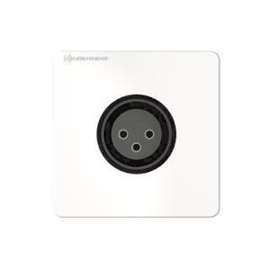 KIND Konnect design click ws  7456000412 Audio XLR Buchse Blende mit Lötanschluss