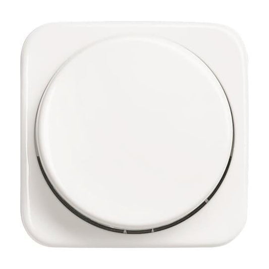 BJ Zentralscheibe        2115/11-214-500 UP-Drehdimmer alpinweiß