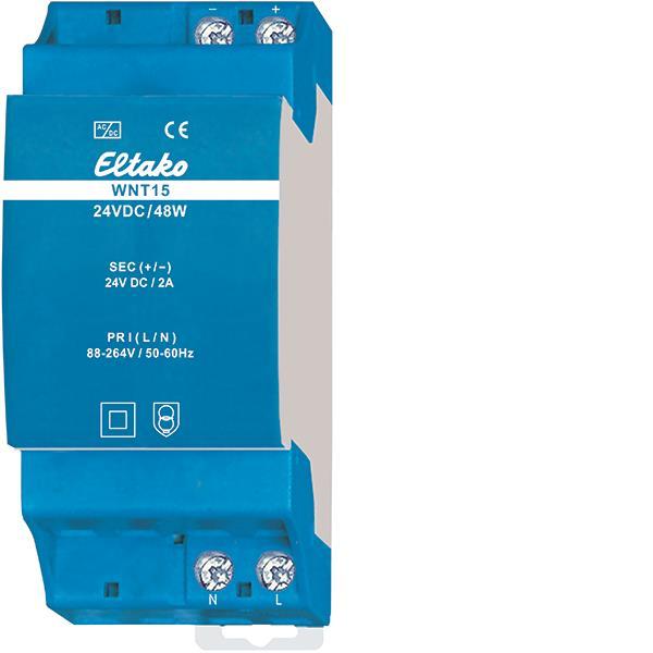 Eltako                   WNT15-24VDC/48W Weitbereichs-Schaltnetzteil 20000075