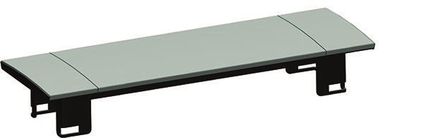 Bachmann Abdeckung Power Frame   915.500 Cover ALU f.Steckdoseneinheit 3fach