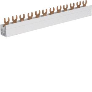 Hager Phasenschiene 3polig       KDN363A Gabelanschluss 10qmm 63A 12 Module