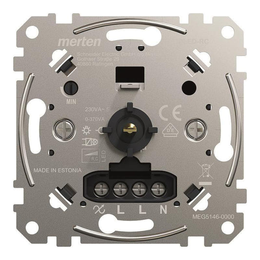 Merten Multiwire LED        MEG5146-0000 Drehdimmer-Einsatz AC 230V 50/60 Hz