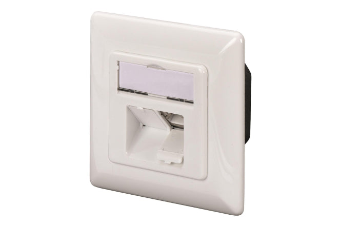 ASSM CAT 6A Klasse EA LSA    DN-9007-S-1 2xRJ45 Datendose designf. AP rw vertikal