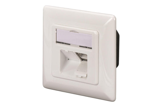 ASSM CAT 6A Klasse EA LSA    DN-9007-S-1 2xRJ45 Datendose designf. AP rw vertikal