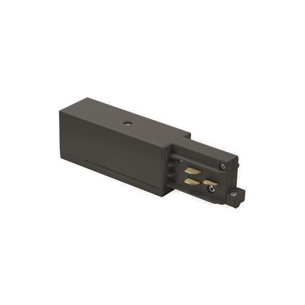 BRUM 3PH-Endeinspeisung DALI sw 87166080 Onetrack, Schutzleiter rechts schwarz
