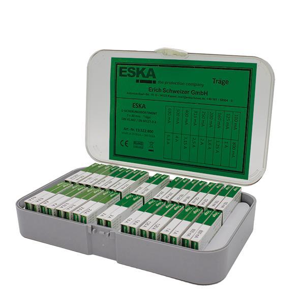 ESKA 5x20mm T Sortiment 250V   E3522.800 360xFeinsicherung 100mA-6,3A träge