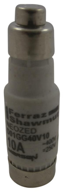 Mersen 01700.010000 D01 10A gG 400V rot  NEOZED Sicherungseinsatz