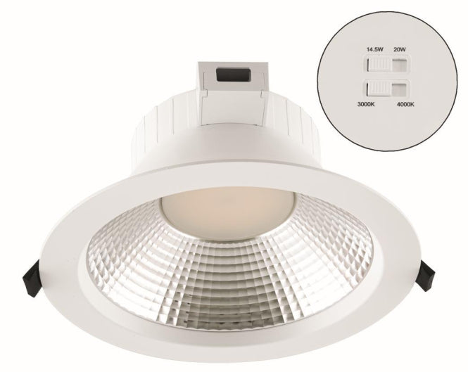 EVN Downlight Reflektor IP54 D225 CAMBIO   14,5/20W 2090-2735lm 3000/4000K 200mm