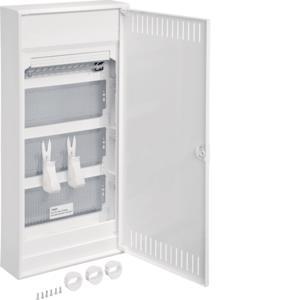 Hager Multimedia Volta APV        VA48NW 4reihig m.geschlitzter Stahlblechtür