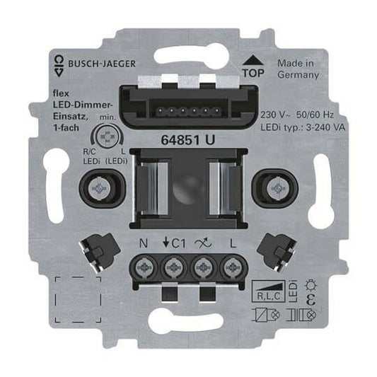 BJ LED-Tastdimmer-Einsatz flex   64851 U