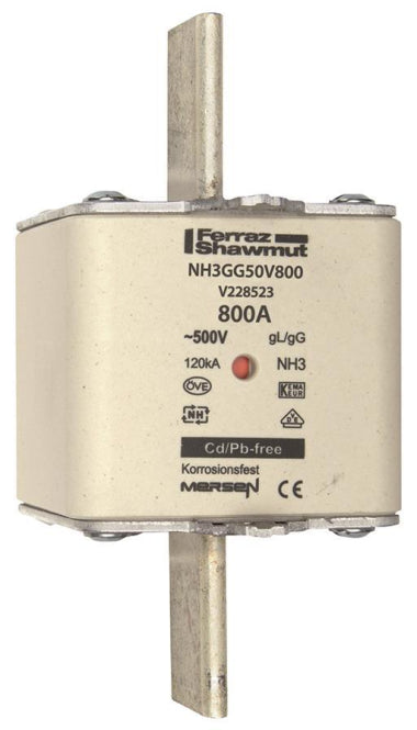 Mersen 1F647.000000 NH000 40A gG 500V    NH-Sicherung sgl spannungsfrei