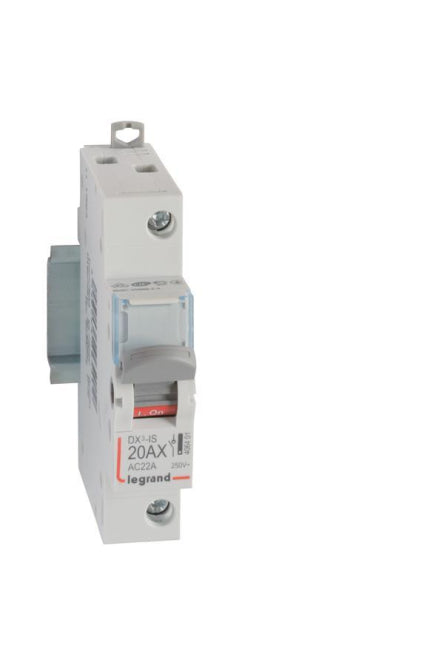 Legrand 406401 DX3 Lasttrennschalter 1p  20A 250VAC Kategorie AC-22A