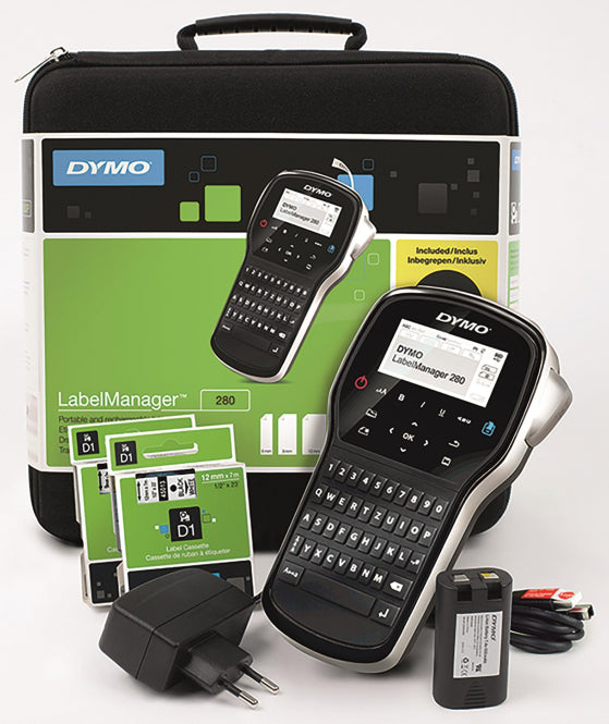 DYMO LabelManager 280           S0968990 6/9/12mm D1/IND           im SoftCase