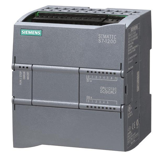 Siemens 6ES72121HE400XB0 SIMATIC S7-1200 CPU 1212C Kompakt-CPU DC/DC/Relais