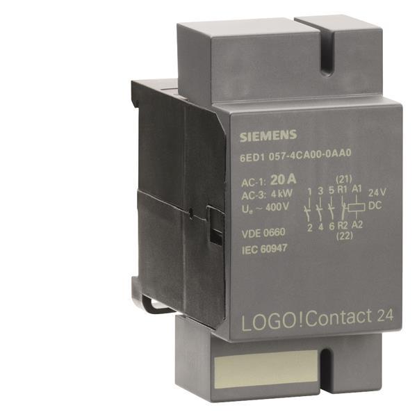 Siemens 6ED10574CA000AA0 LOGO! Contact   24V Schaltmodul f.direktes Schalten