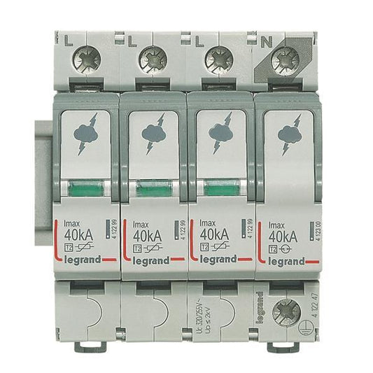 Legrand 412247 ÜSS-Ableiter Typ 2 3+1    Schaltung f.TT/TN-S 230/400V 40kA