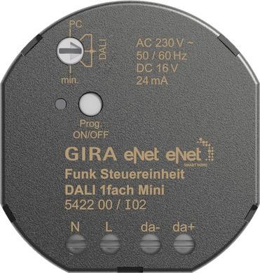 GIRA 542200 eNet Funk Steuereinheit DALI 1fach Mini