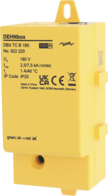 Dehn 922220 DBX TC B 180    DBX TC B 180 Blitzstromableiter DEHNbox