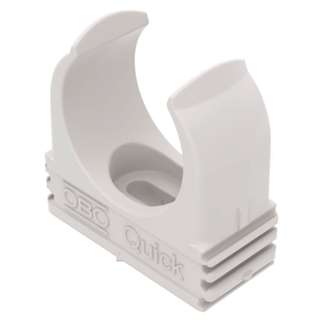 OBO 2955 F M25 RW Quick-Schelle          flammwidrig M25 PP rws RAL9010 2149363