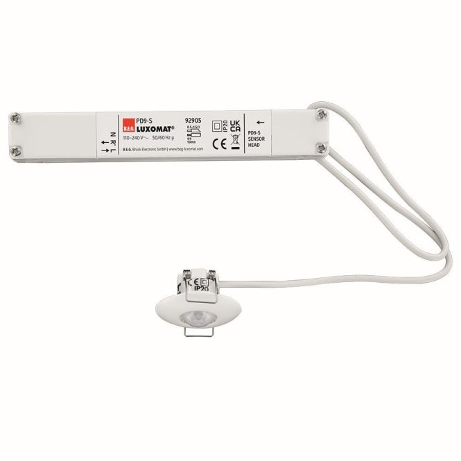 BEG Mini-Präsenzmelder PD9-S-DE    92905 RAL9010 LUXOMAT Deckeneinbau