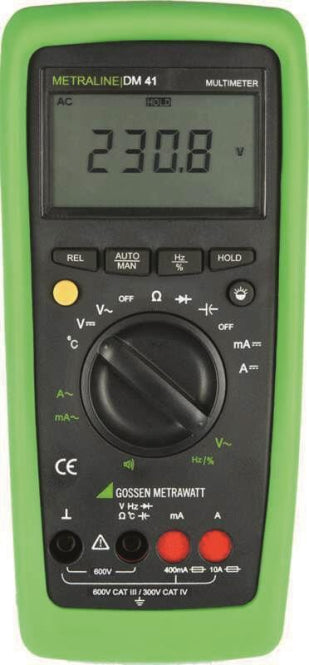 Gossen Multimeter METRALINE DM 41        CAT IV 300V/CAT III 600V           M192A