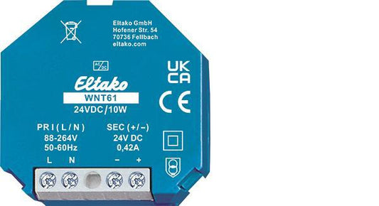 Eltako                   WNT61-24VDC/10W Weitbereichts-Schaltnetzteil 61000265