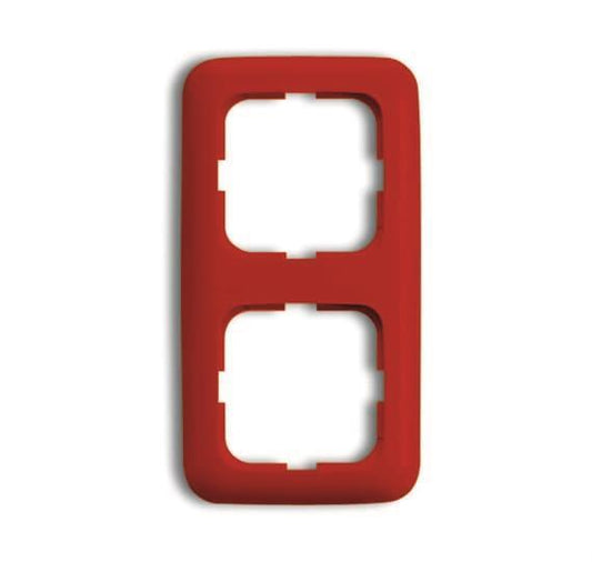 BJ Abdeckrahmen rot RAL3020 2512-217-101 Reflex SI Rahmen