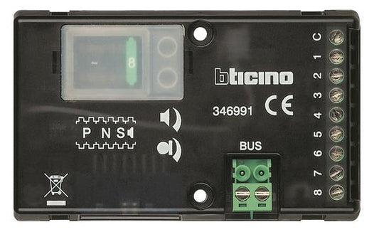 BTicino 346991 Einbaulautsprecher        f.2-Draht Türsprechanlagen