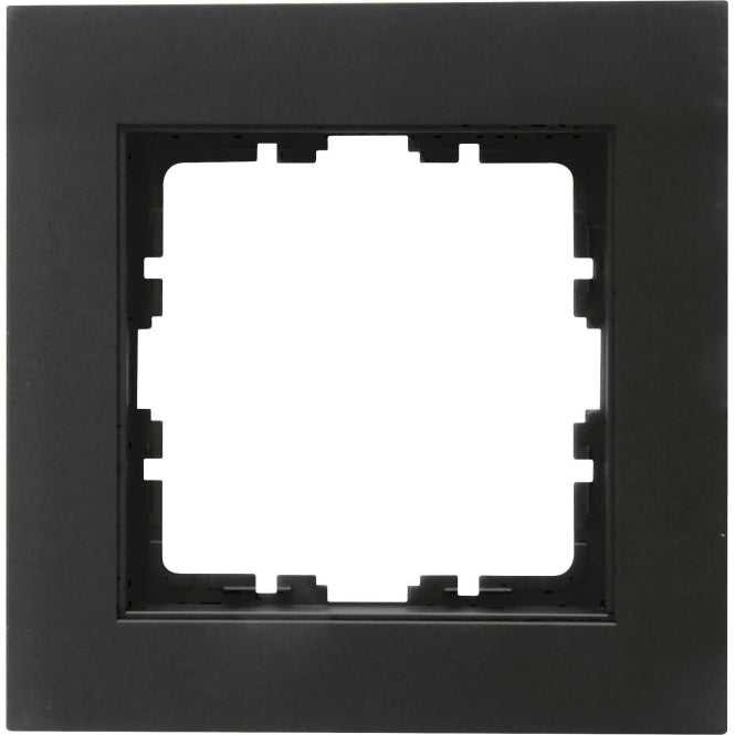 Kopp HK07-Abdeckrahmen 1-fach  402150002 Farbe:schwarz matt