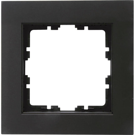 Kopp HK07-Abdeckrahmen 1-fach  402150002 Farbe:schwarz matt