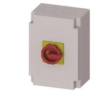 Siemens 3LD27660TB53 Not-Ausschalter 3p  100A 400V 37kW 1N-Klemme+1PE-Klemme