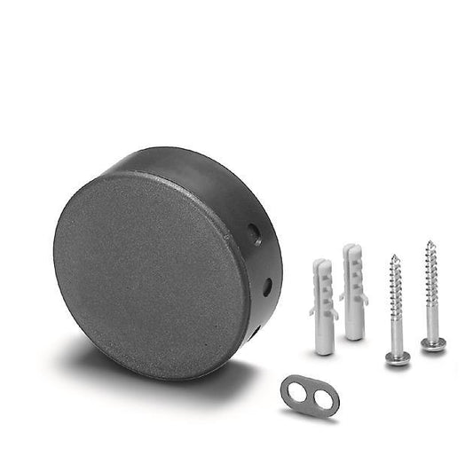VOSS Deckenverteiler 68mm weiss   990121     2 Dübeln+2 Schrauben Hartplastik