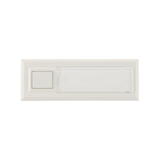 GRO AP Kontaktplatte Combilux      51015    ETA 2132 1fach beleuchtet weiss